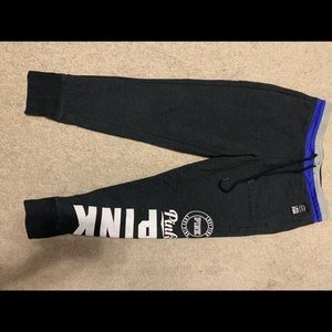 Pink Cropped Sweatpants